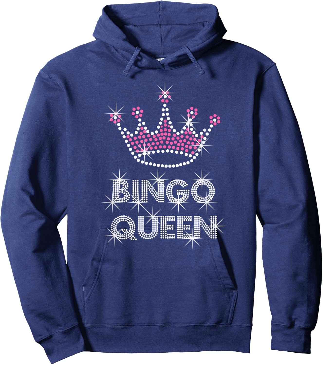 Bingo Bingo Queen Shirt top Hoodie - Hoodie | Navy