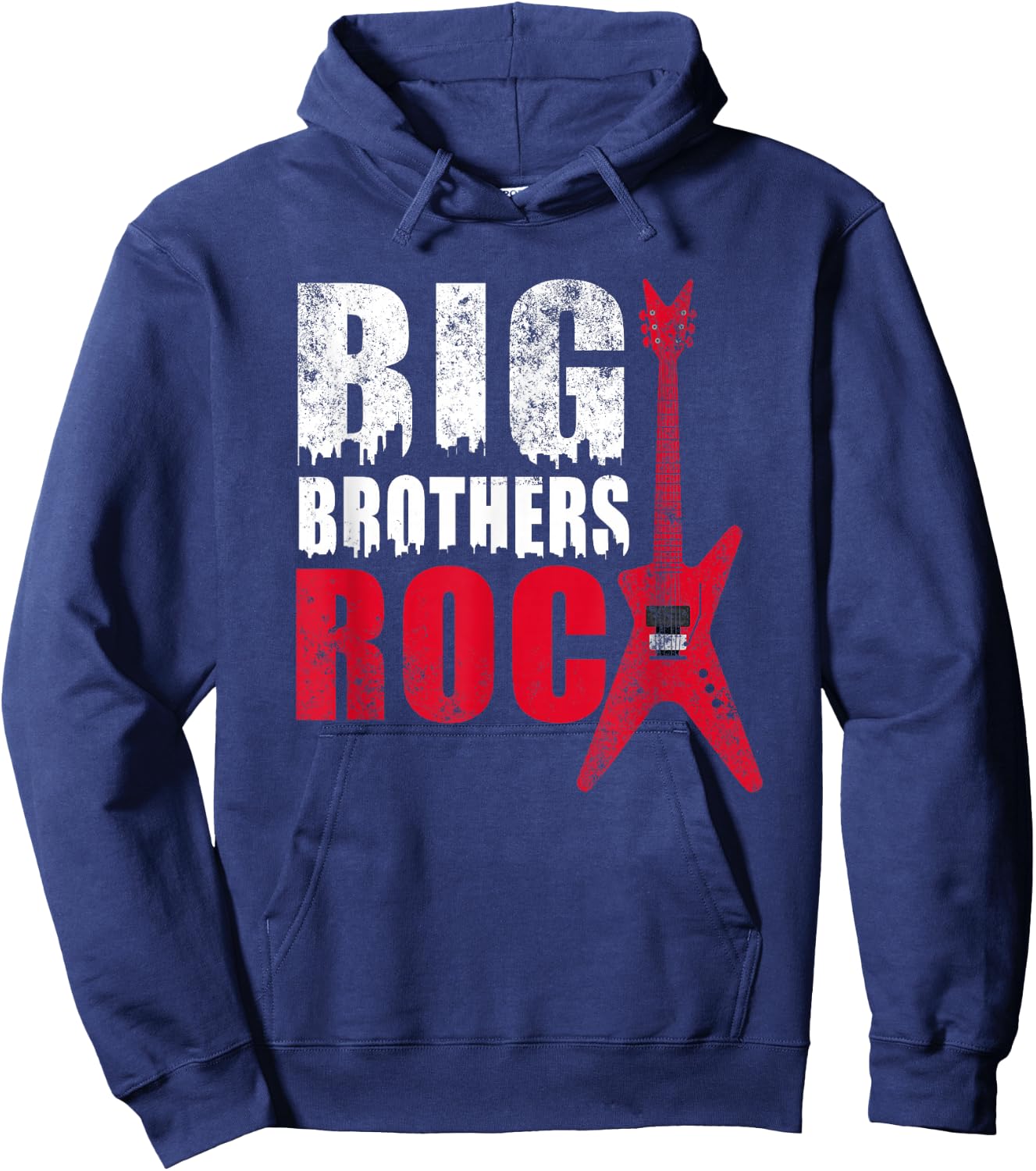Big Brothers Rock Shirt - Toddler & Adult Big Brother Gift Hoodie - Hoodie | Navy