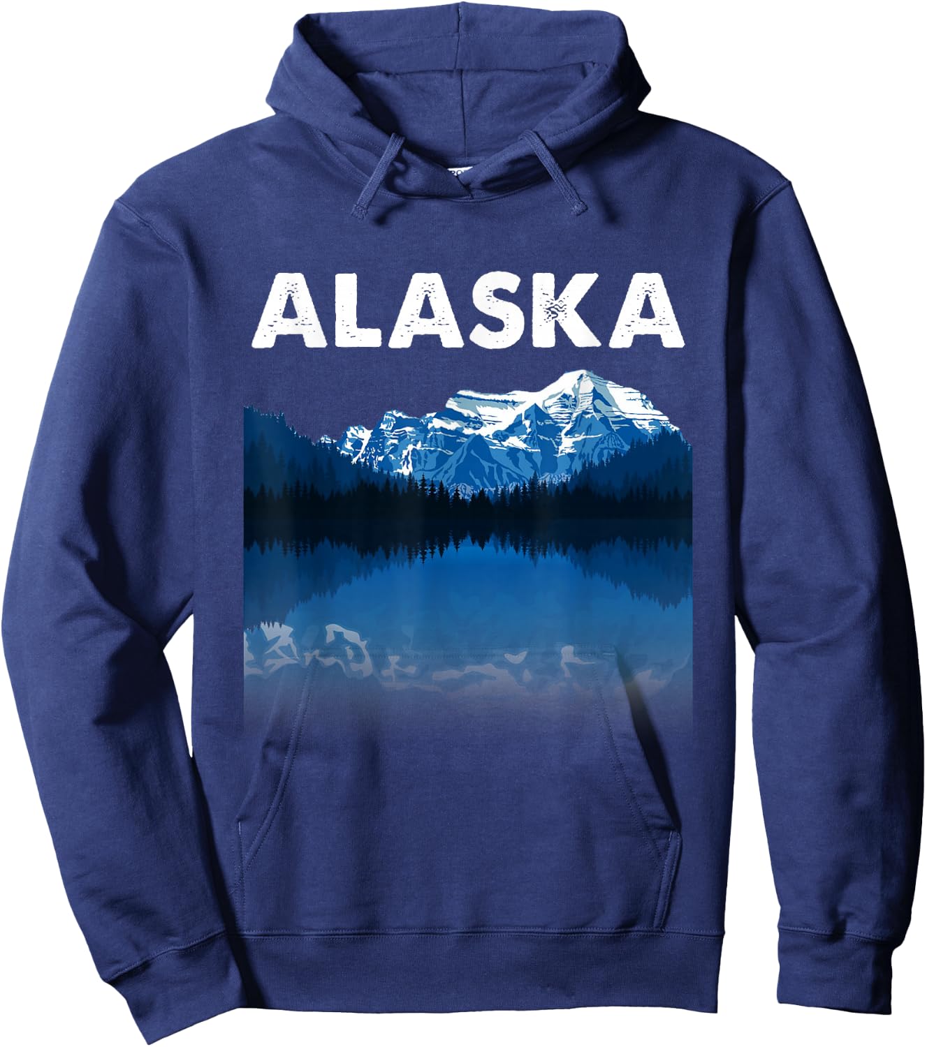 Alaska Alaska Wilderness Hoodie - Hoodie | Navy