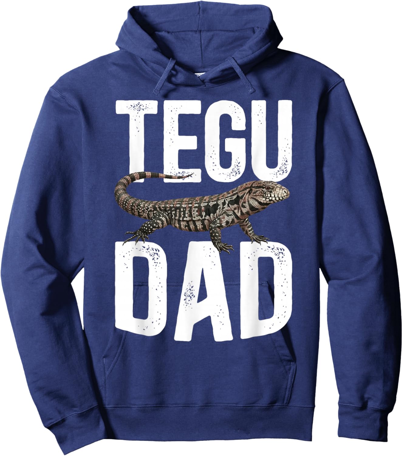 Tegu Dad Tegu Owner Tegu Lover Tegu Lizard Hoodie - Hoodie | Navy