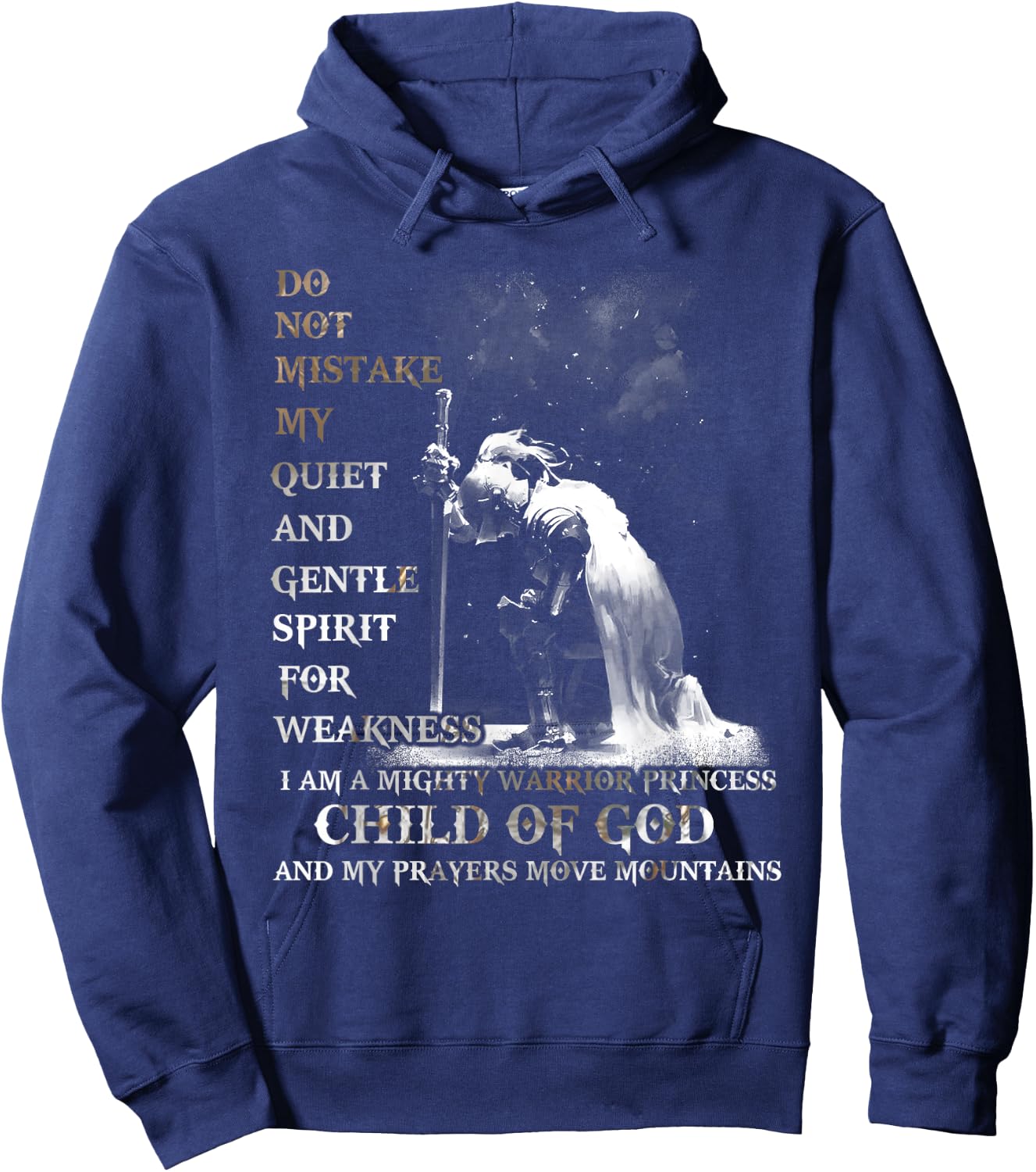 Knight Templar I Am A Child Of God A Warrior Of Christ Shirt Hoodie - Hoodie | Navy