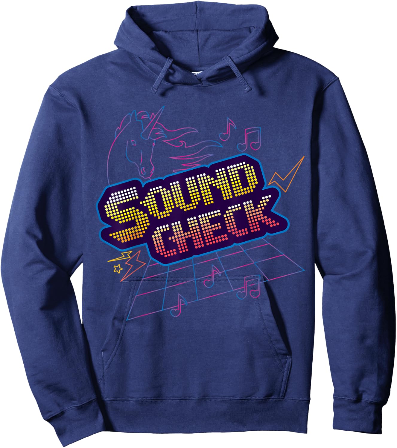 Odd Squad Soundcheck Band Unicorn Dance Floor Shirt Hoodie - Hoodie | Navy