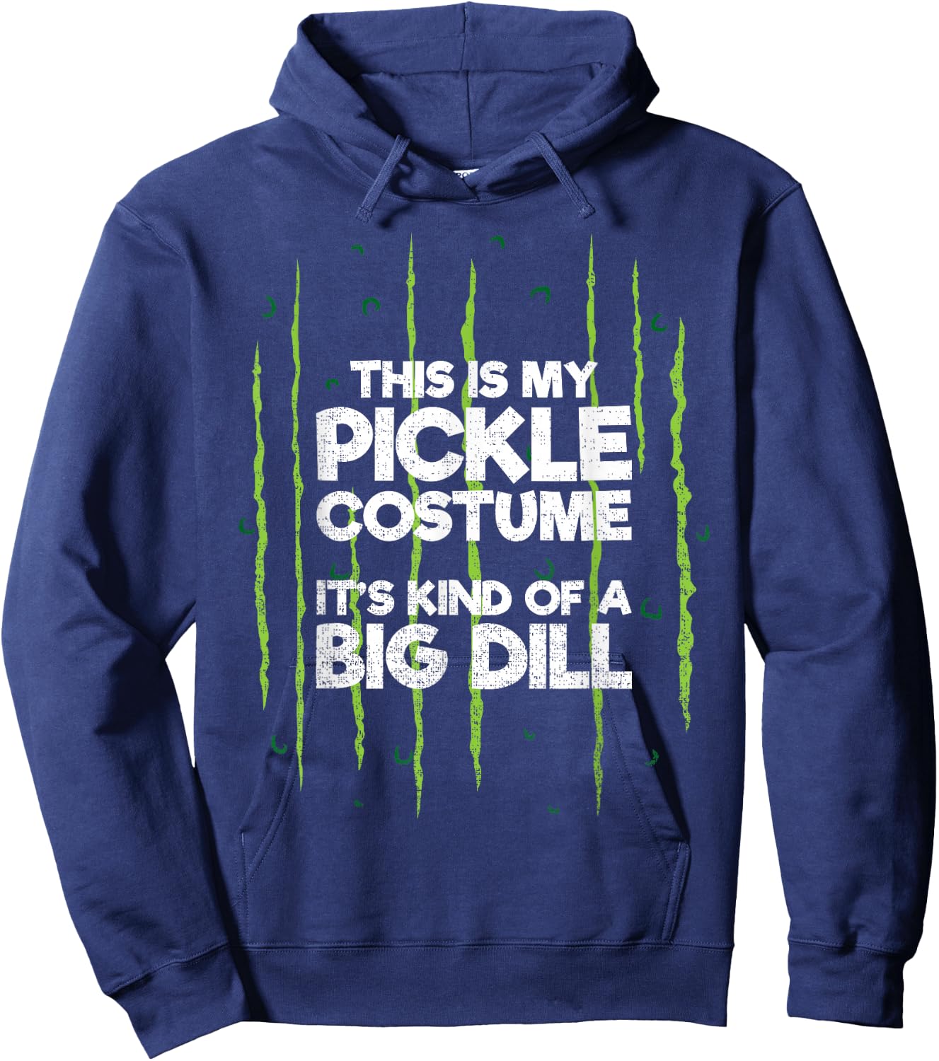 This Is My Pickle Costume Dill Halloween Food Lazy Costume Hoodie - Hoodie | Navy