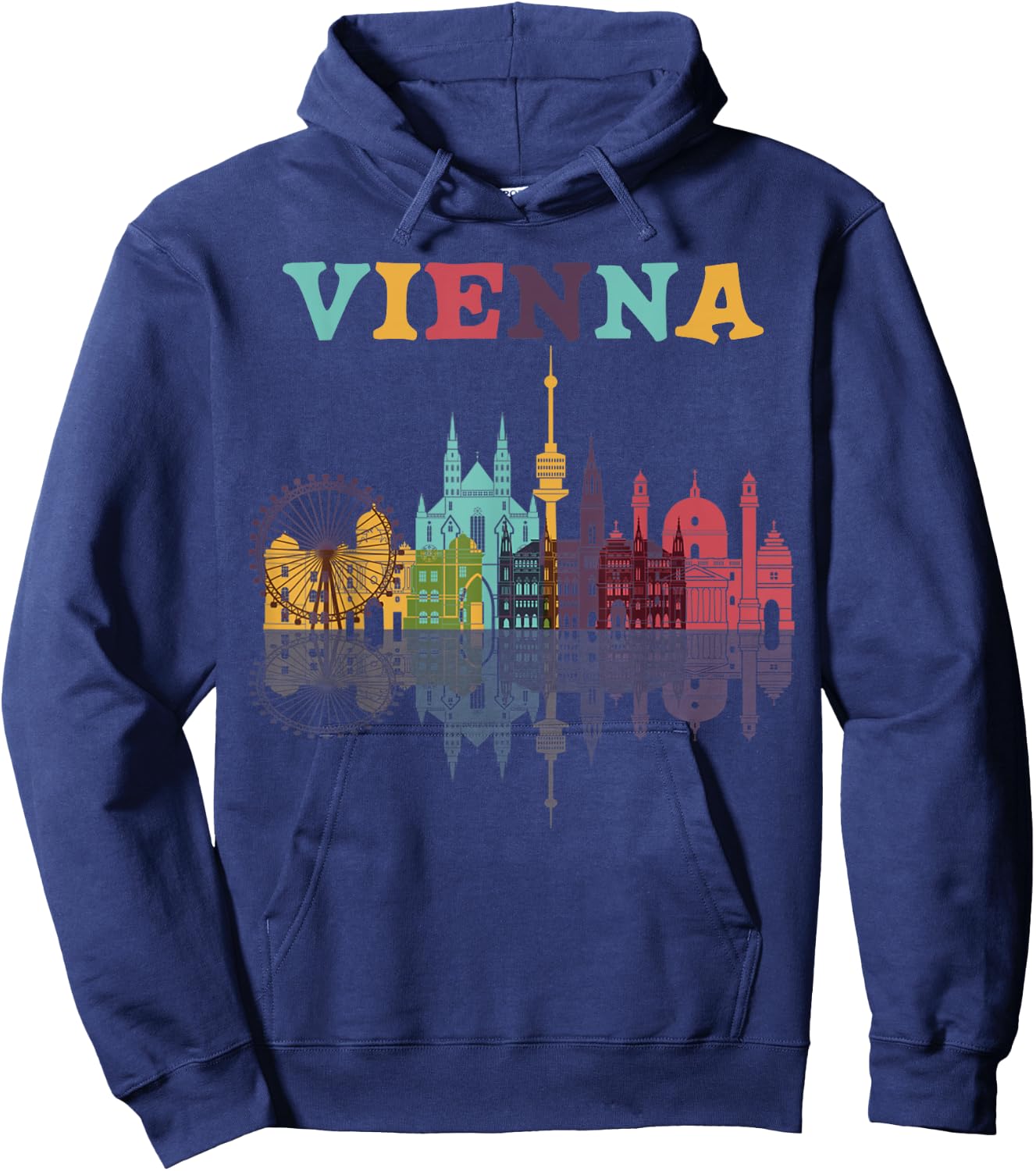 Vienna Austria Family Austrian Vacation Europian Trip Shirt Hoodie - Hoodie | Navy