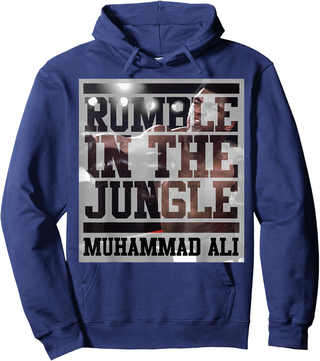 Muhammad Ali - Rumble in the Jungle Hoodie - Hoodie | Navy