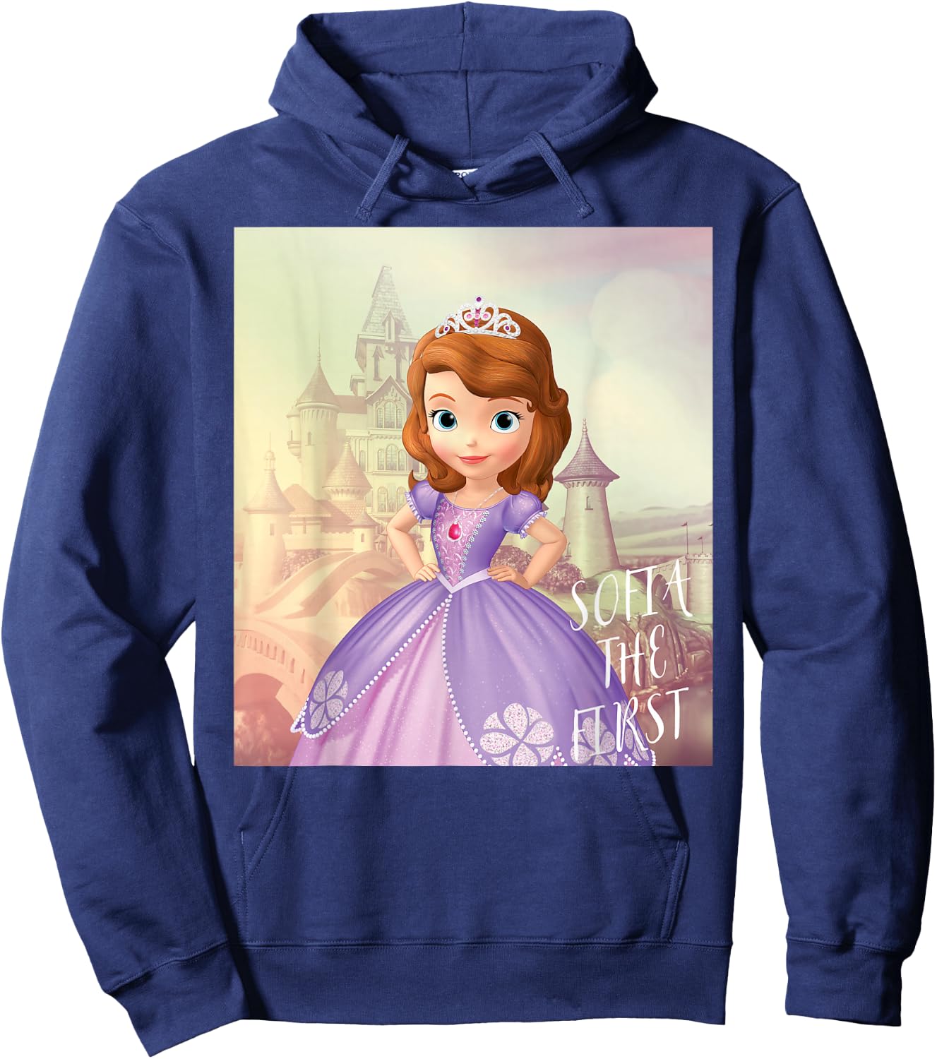 Disney - Sofia the First Castle Hoodie - Hoodie | Navy