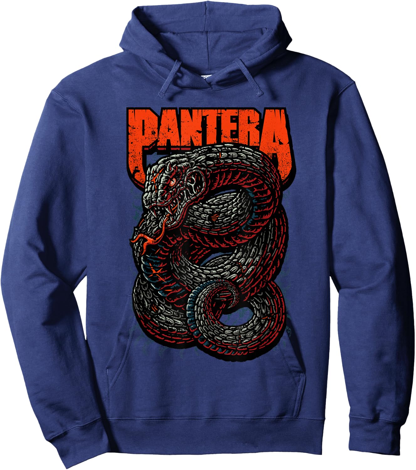 Pantera Venomous Official - Classic Fit, , Short Sleeve, Adult, Black Hoodie - Hoodie | Navy
