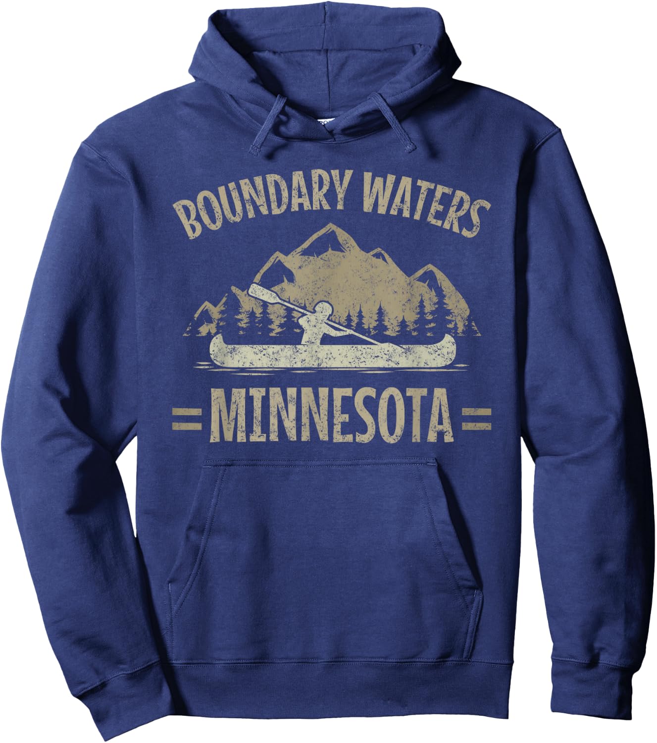 Boundary Waters Canoe Trip Minnesota Hoodie - Hoodie | Navy