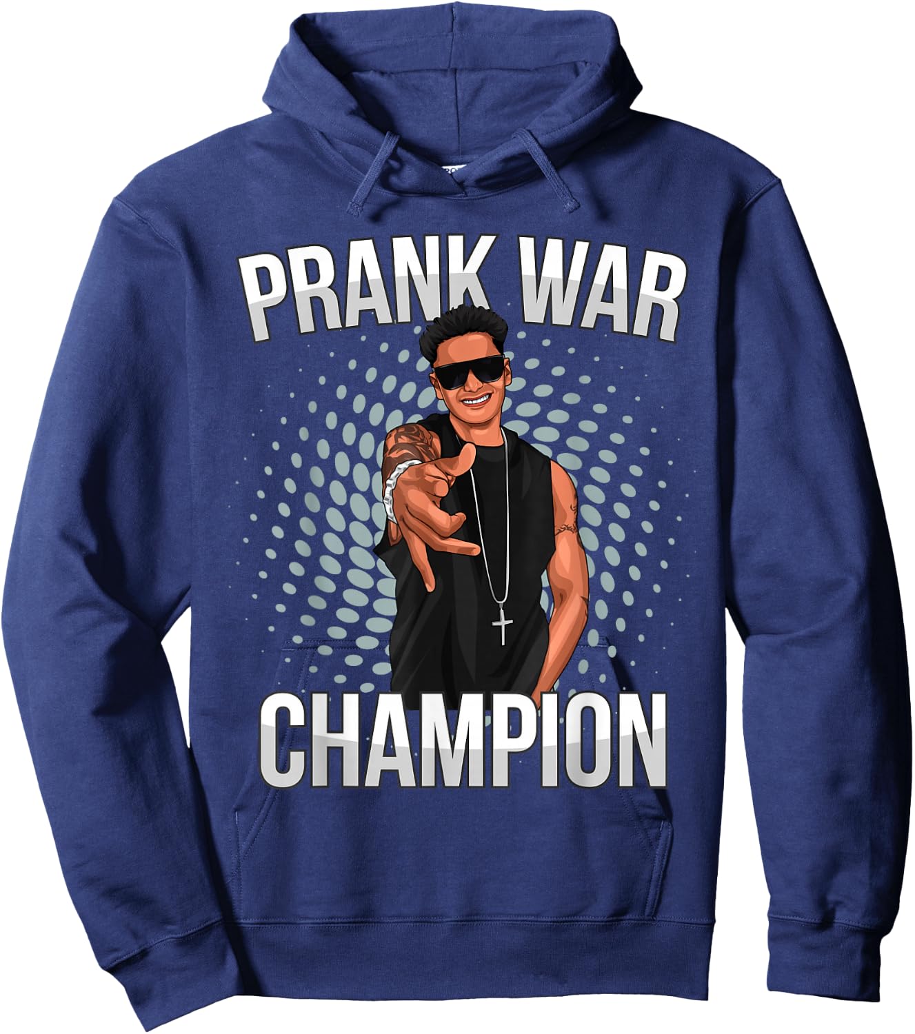 Trending Men's Prank War Champion Pauly D , Black, Small Hoodie - Hoodie | Navy