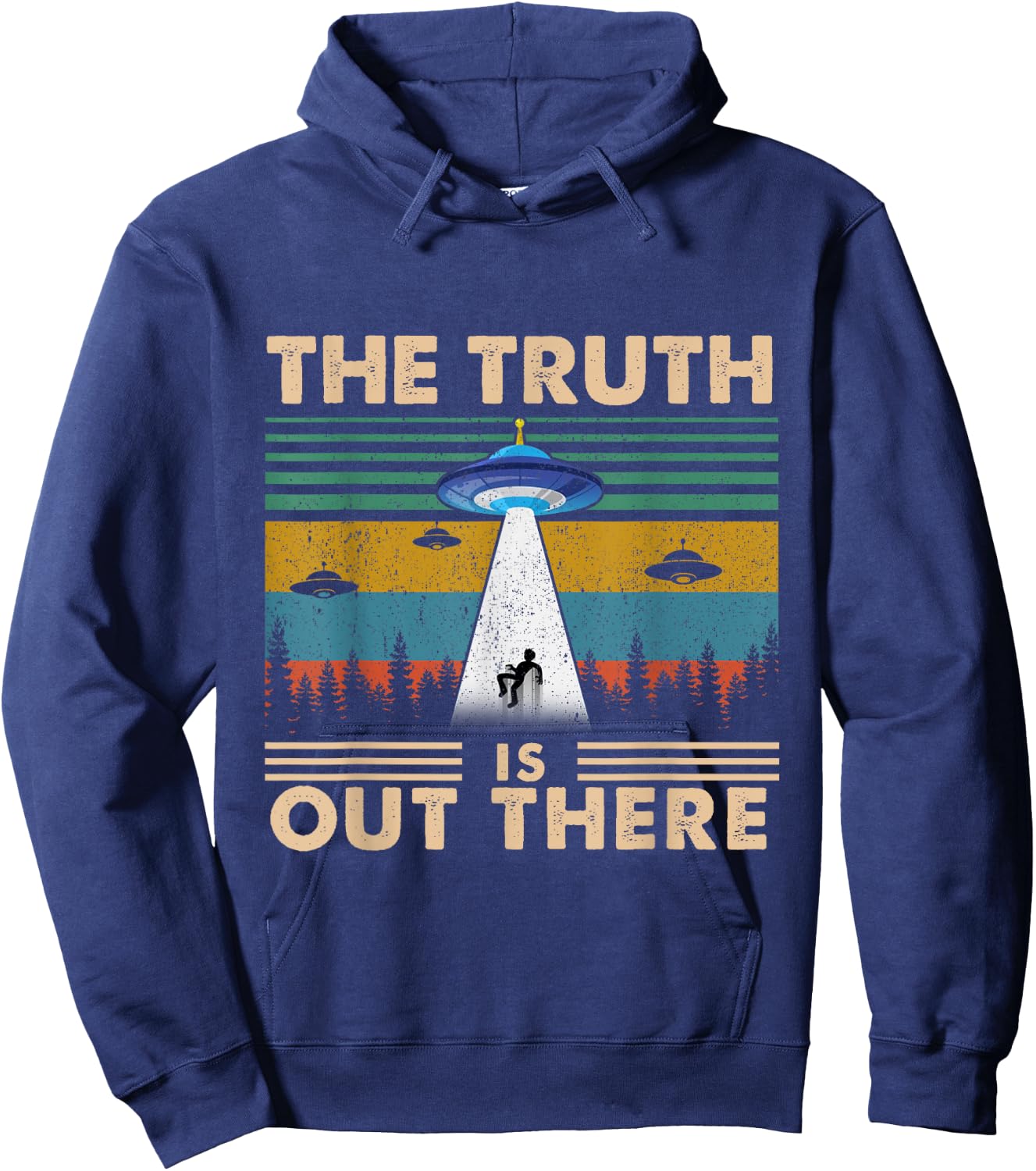 The Truth Is Out There Storm Raid Area 51 Alien Hoodie - Hoodie | Navy