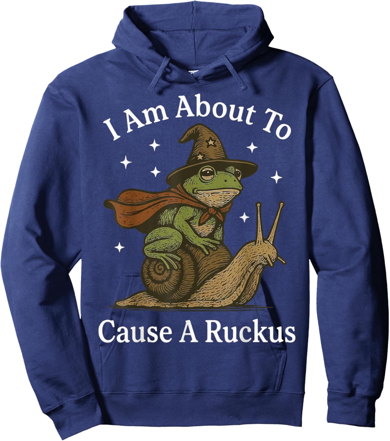 I Am About to Cause A Ruckus Hoodie - Hoodie | Navy