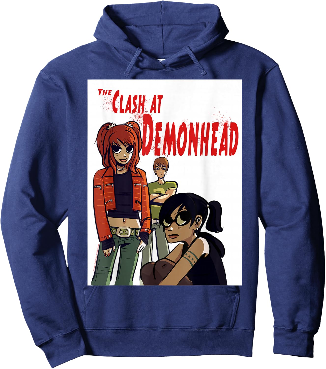 Scott Pilgrim Vs. The World The Clash at Demonhead Band Hoodie - Hoodie | Navy