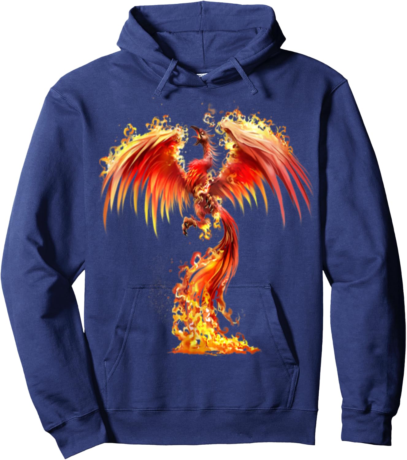 Rising Phoenix Fire Fenix Inspirational Fantasy Gift Hoodie - Hoodie | Navy