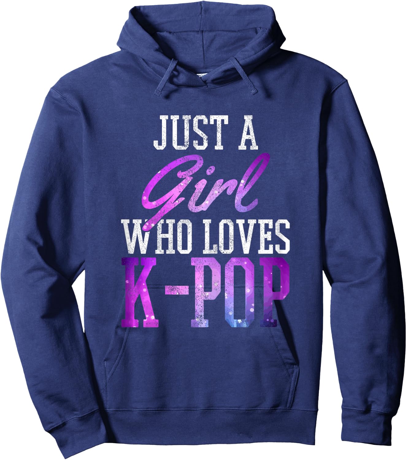 K-Pop Shirt Korean Pop Music K-Drama Gift Hoodie - Hoodie | Navy
