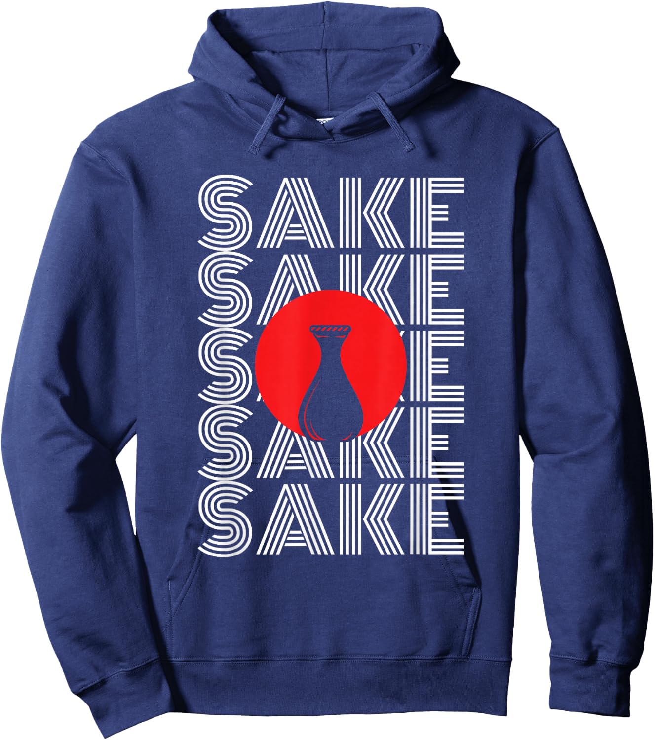 SAKE Design for a Sake lover Hoodie - Hoodie | Navy