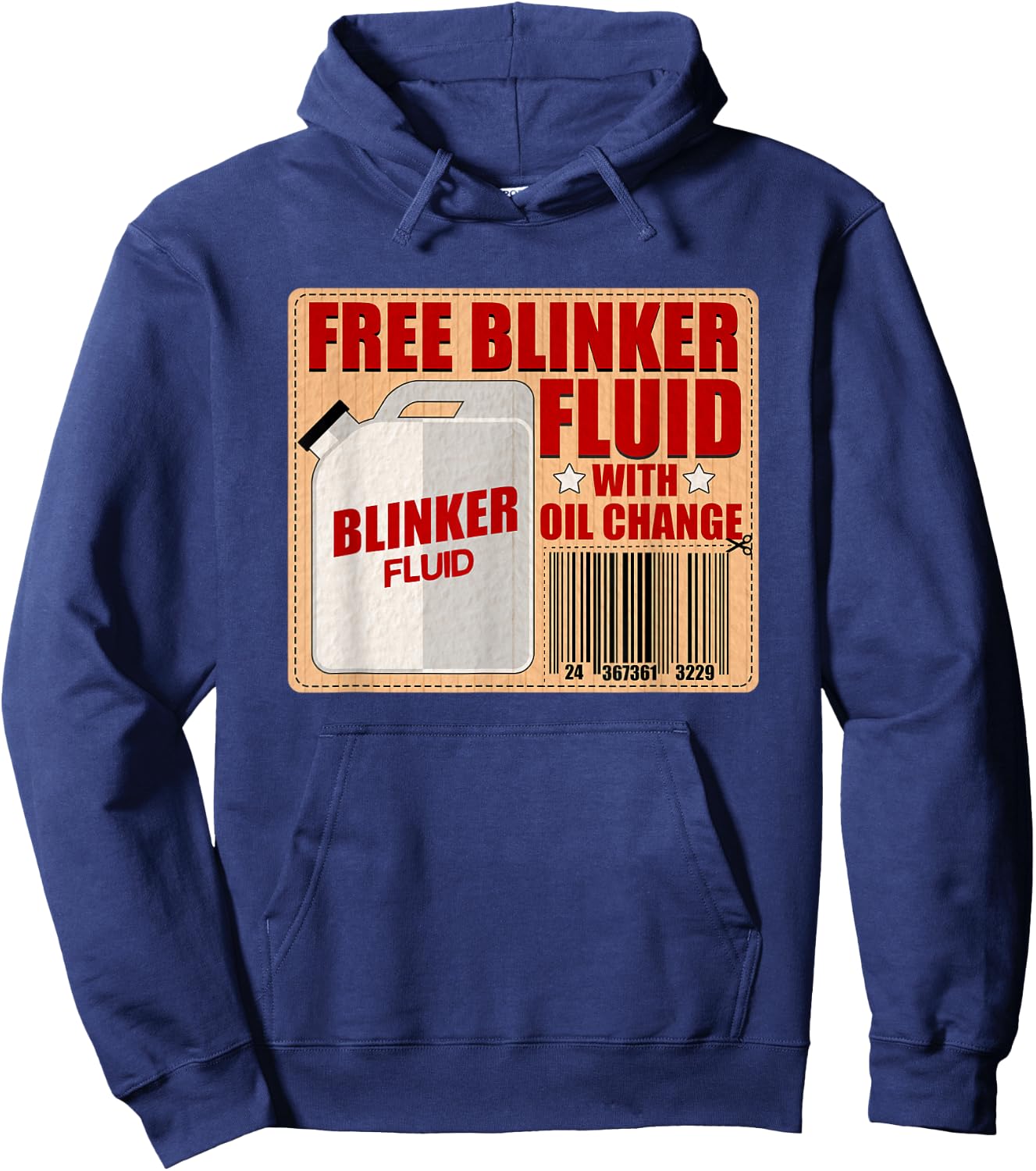 Blinker Fluid Idiot Gag gift shirt for Mechanics idea Hoodie - Hoodie | Navy