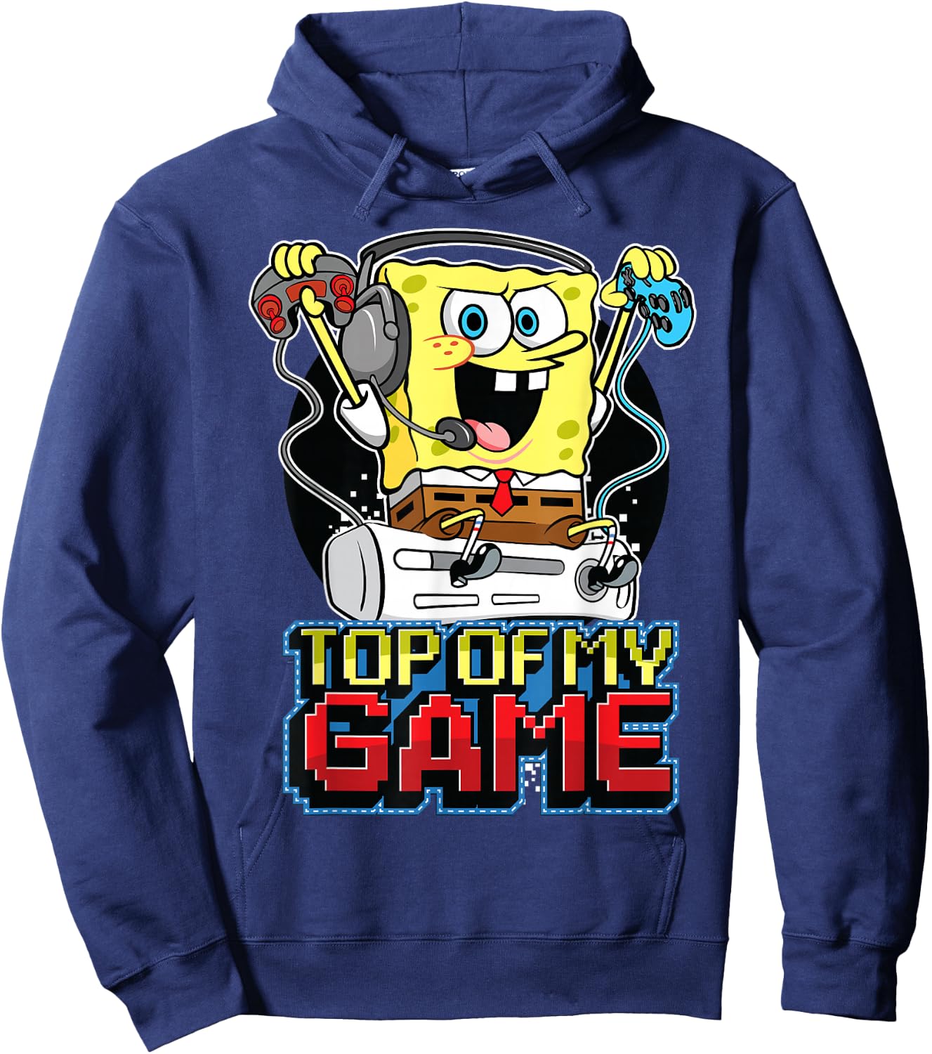 Spongebob SquarePants Top Of My Game Hoodie - Hoodie | Navy