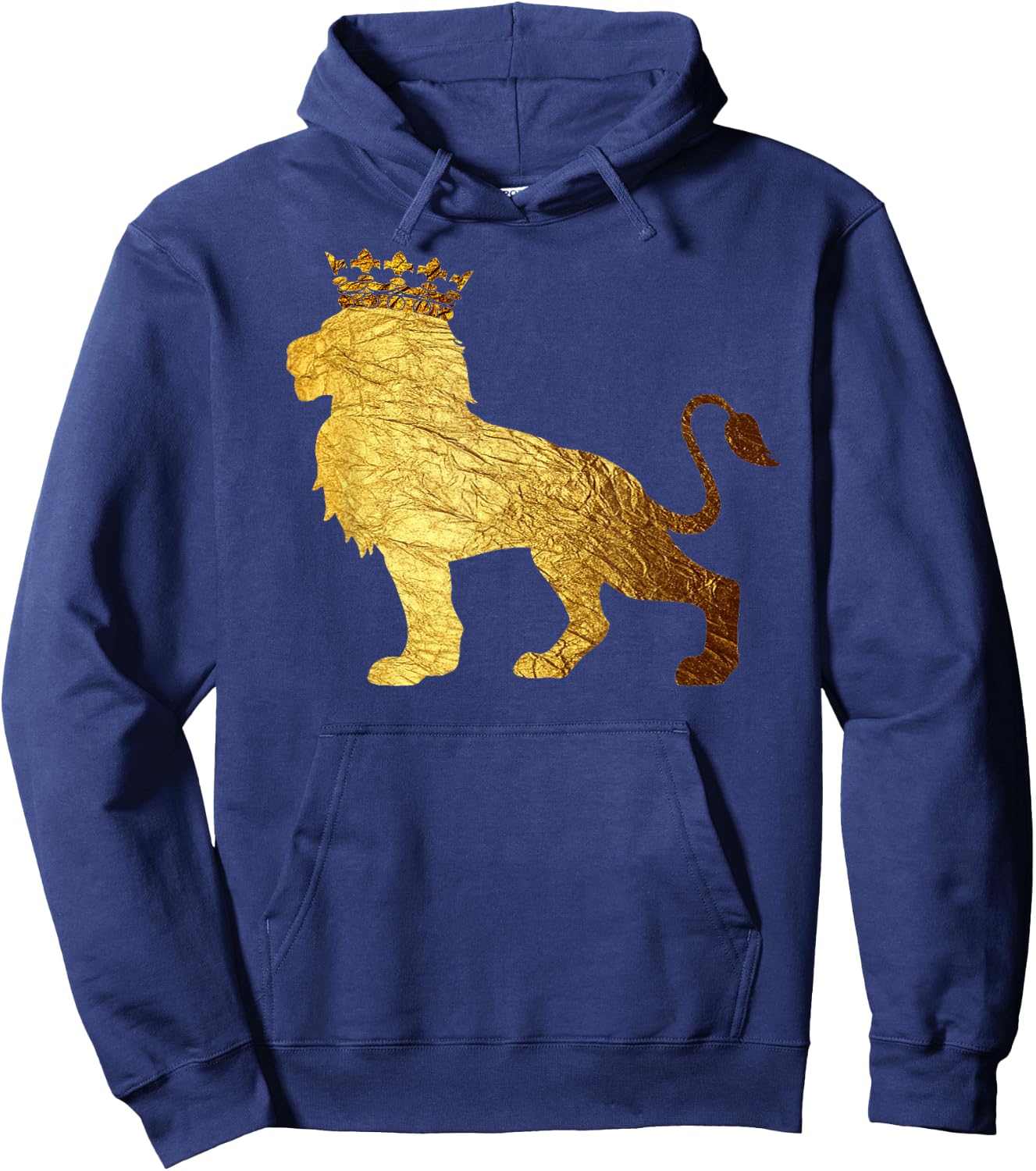 King of the Jungle Crown King Lion & Boys-Cool Lion Hoodie - Hoodie | Navy