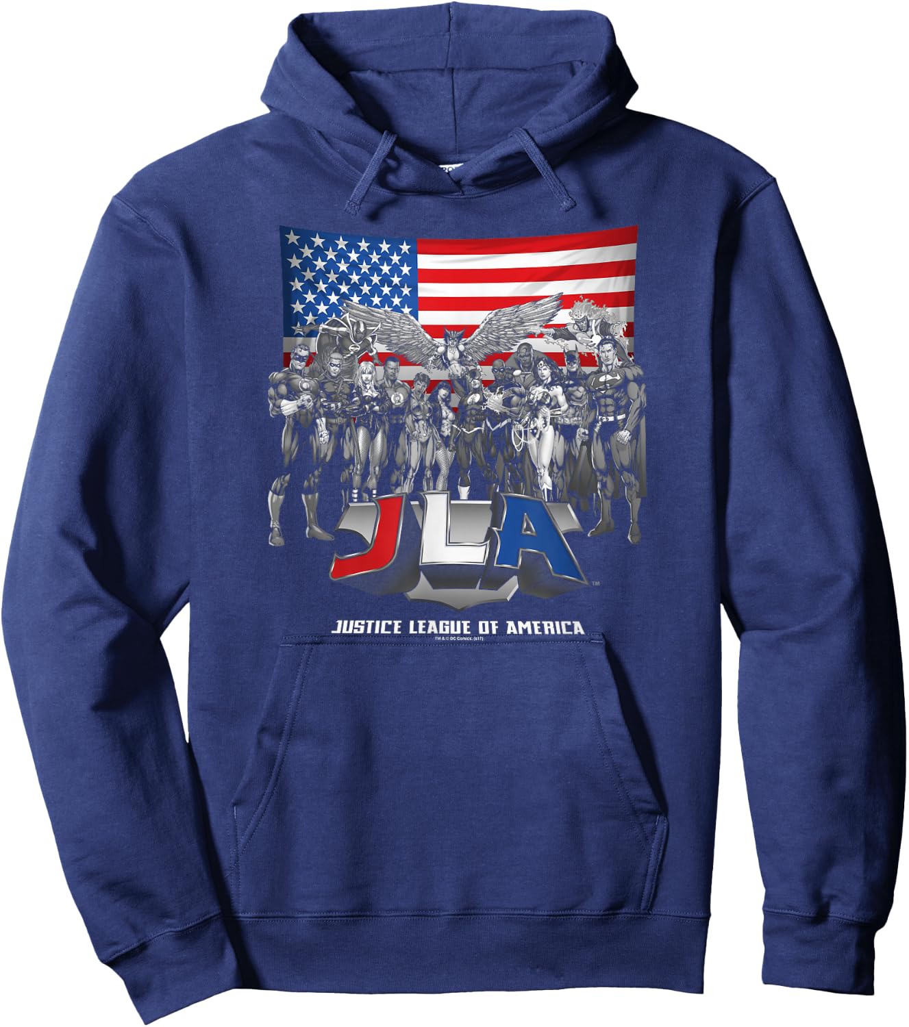 Justice League All American League Hoodie - Hoodie | Navy