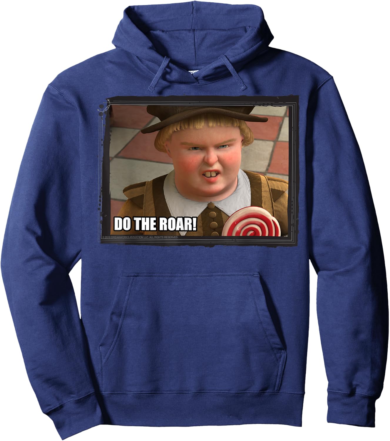 Shrek Do The Roar Meme Framed Poster Hoodie - Hoodie | Navy