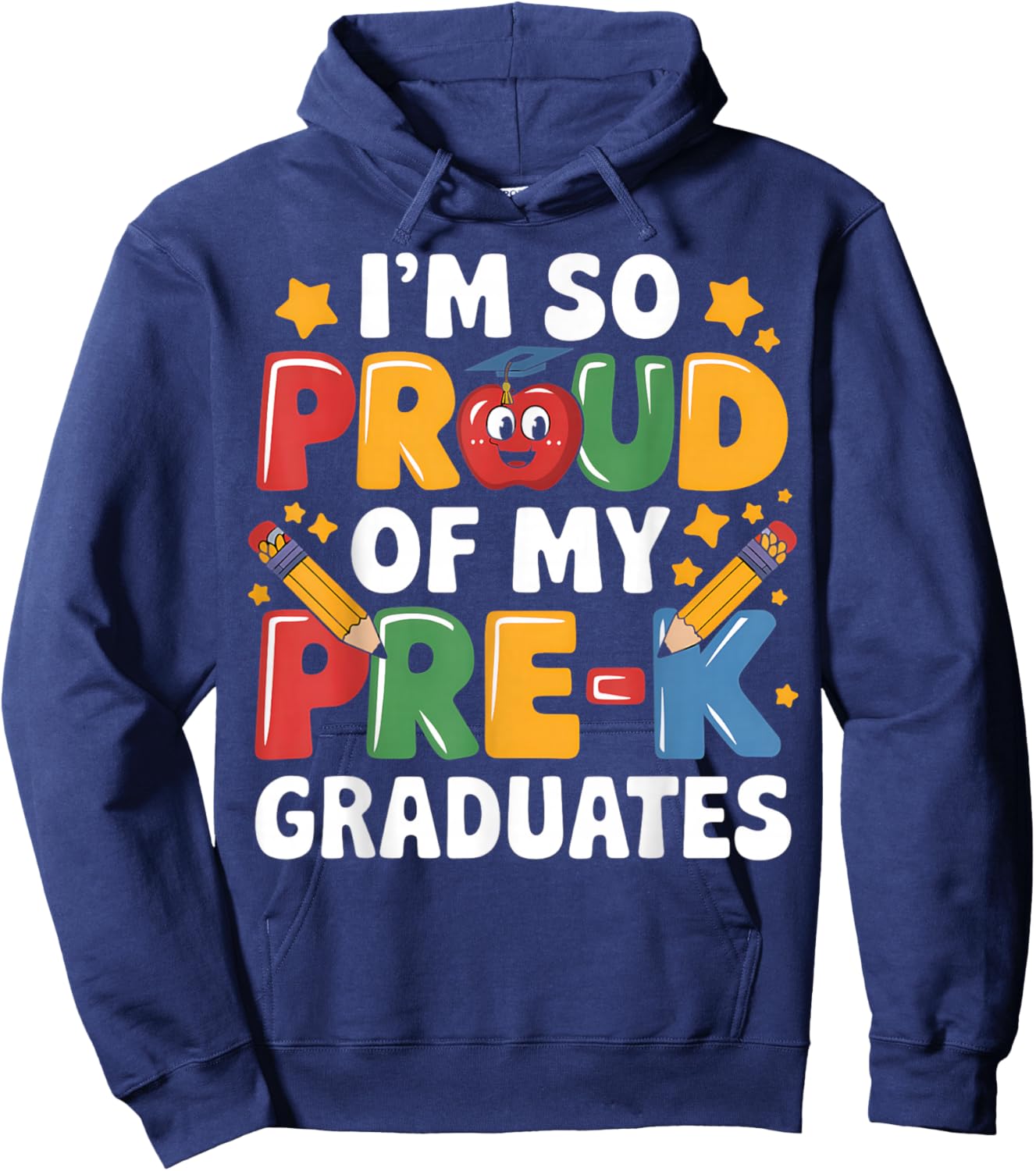Proud Pre-K Graduate Celebration 2025 Hoodie - Hoodie | Navy