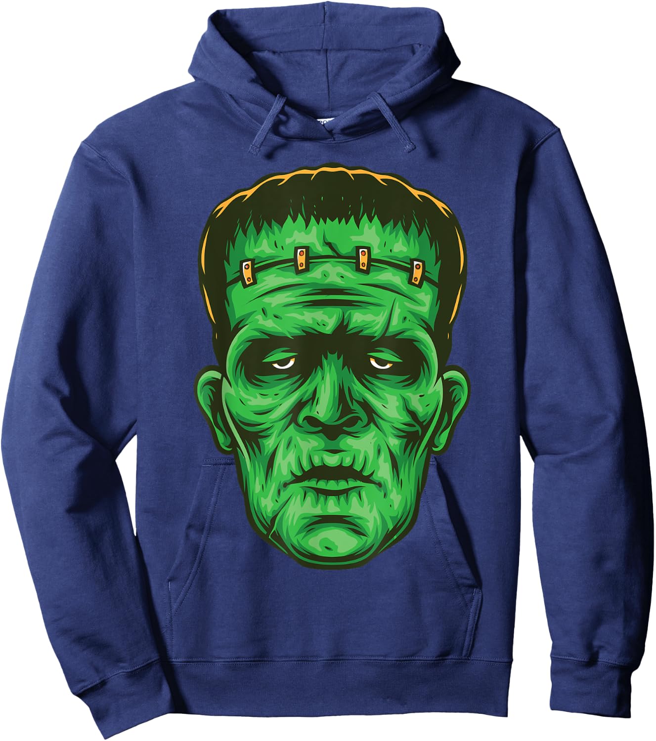 Frankenstein face zombie gifts for lovers zombie Hoodie - Hoodie | Navy