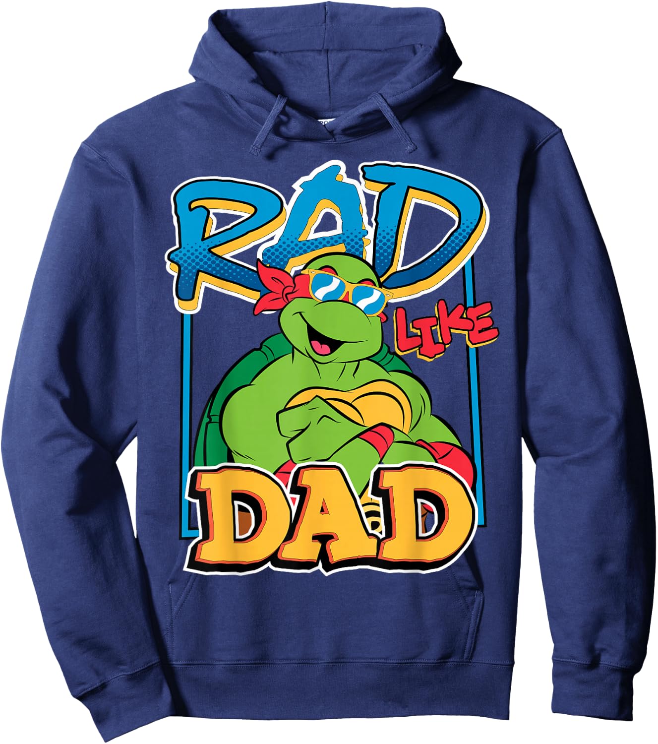 TMNT Rad Like Dad Raphael Hoodie - Hoodie | Navy