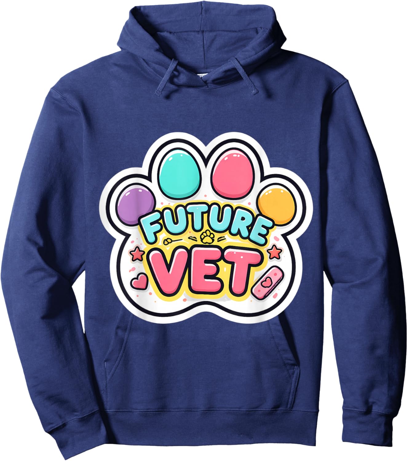 Future Vet Veterinarian Veterinary Surgeon Kids Boys Girls Hoodie - Hoodie | Navy