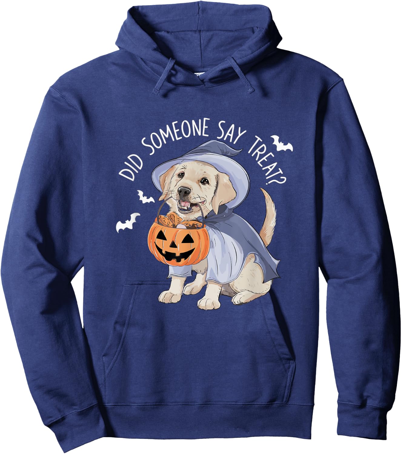 Did Someone Say Treat? Halloween Labrador Dog Men Women Kids Hoodie - Hoodie | Navy