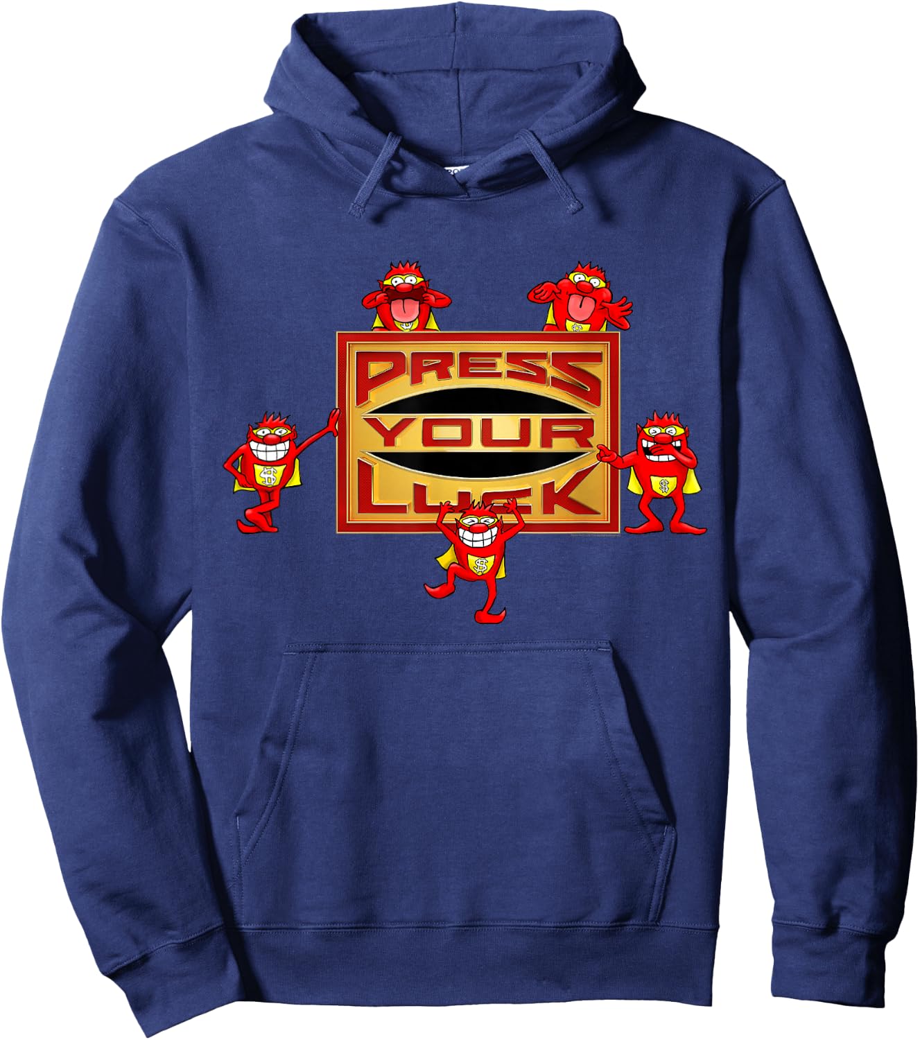 Press Your Luck Logo Hoodie - Hoodie | Navy