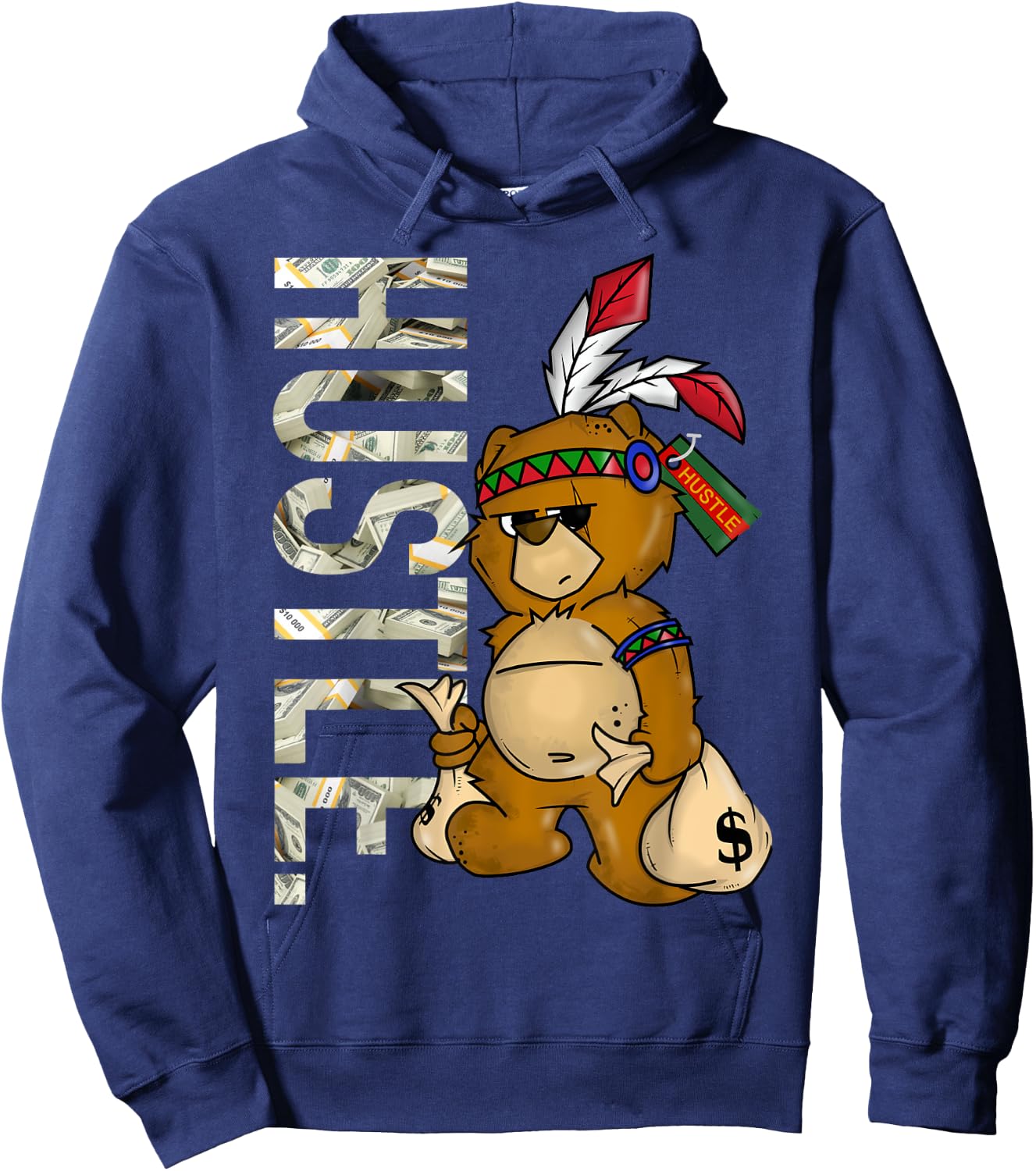 Hustle Hoodie - Hoodie | Navy