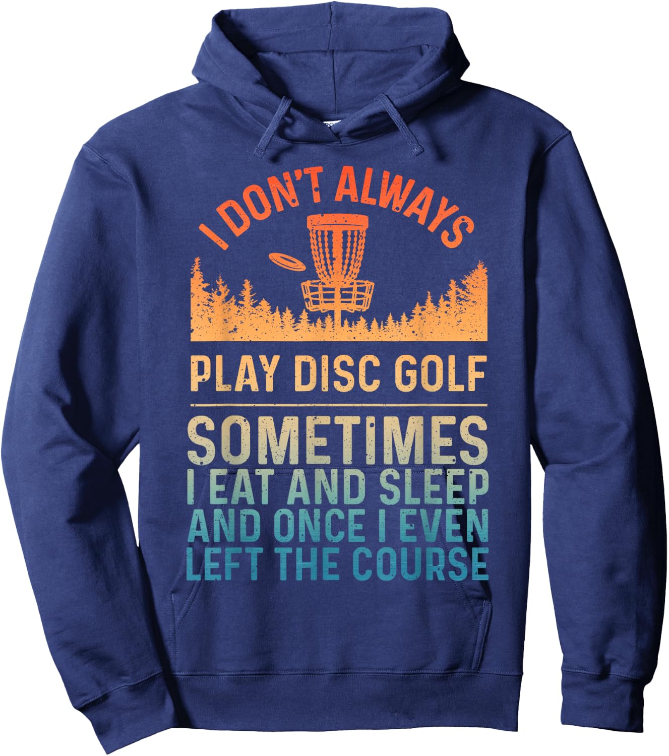 Disc Golf Art Women Disc Golf Player Disc Golfer Hoodie - Hoodie | Navy
