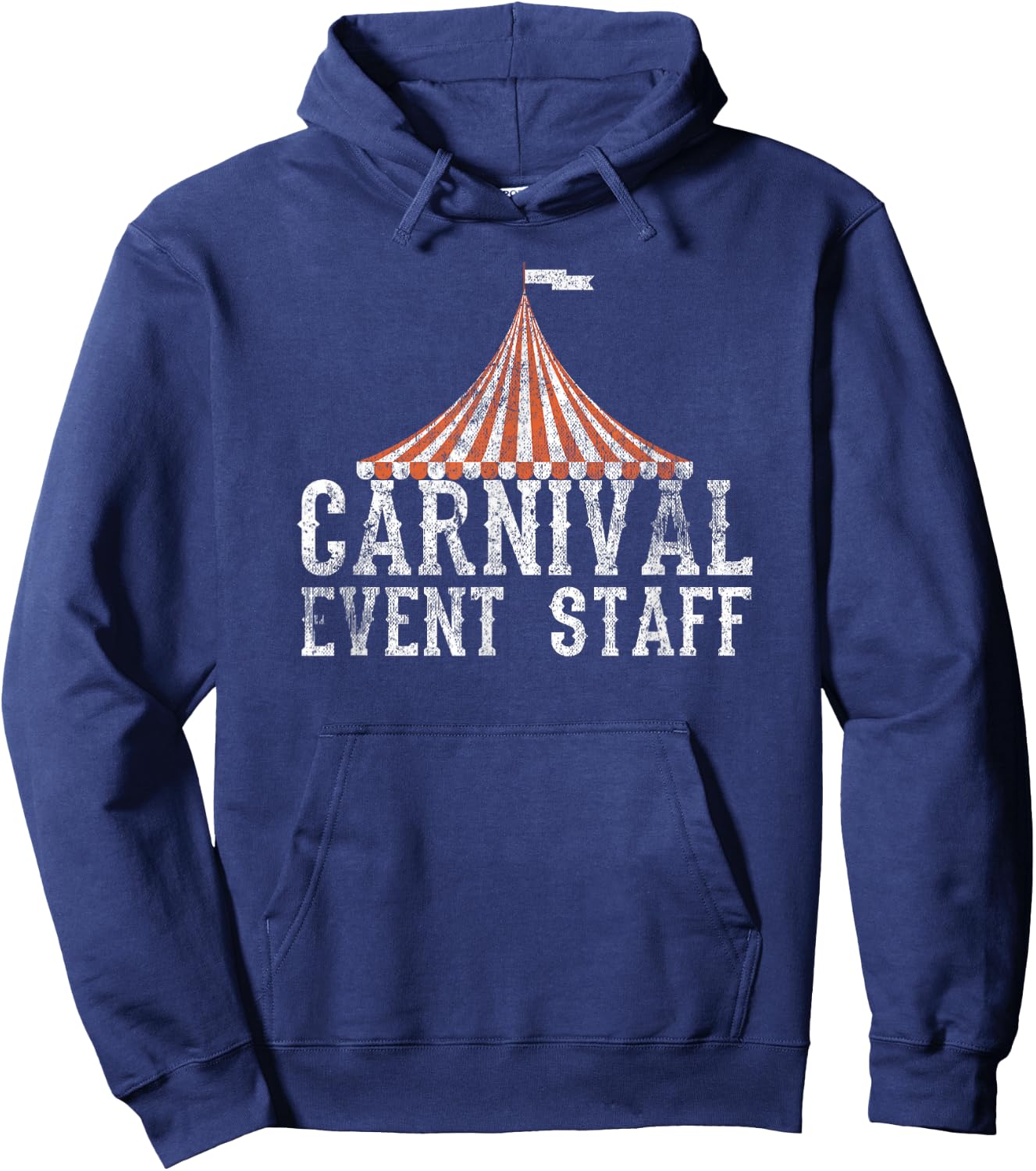 Carnival Event Staff Vintage Ringmaster Circus Security Hoodie - Hoodie | Navy