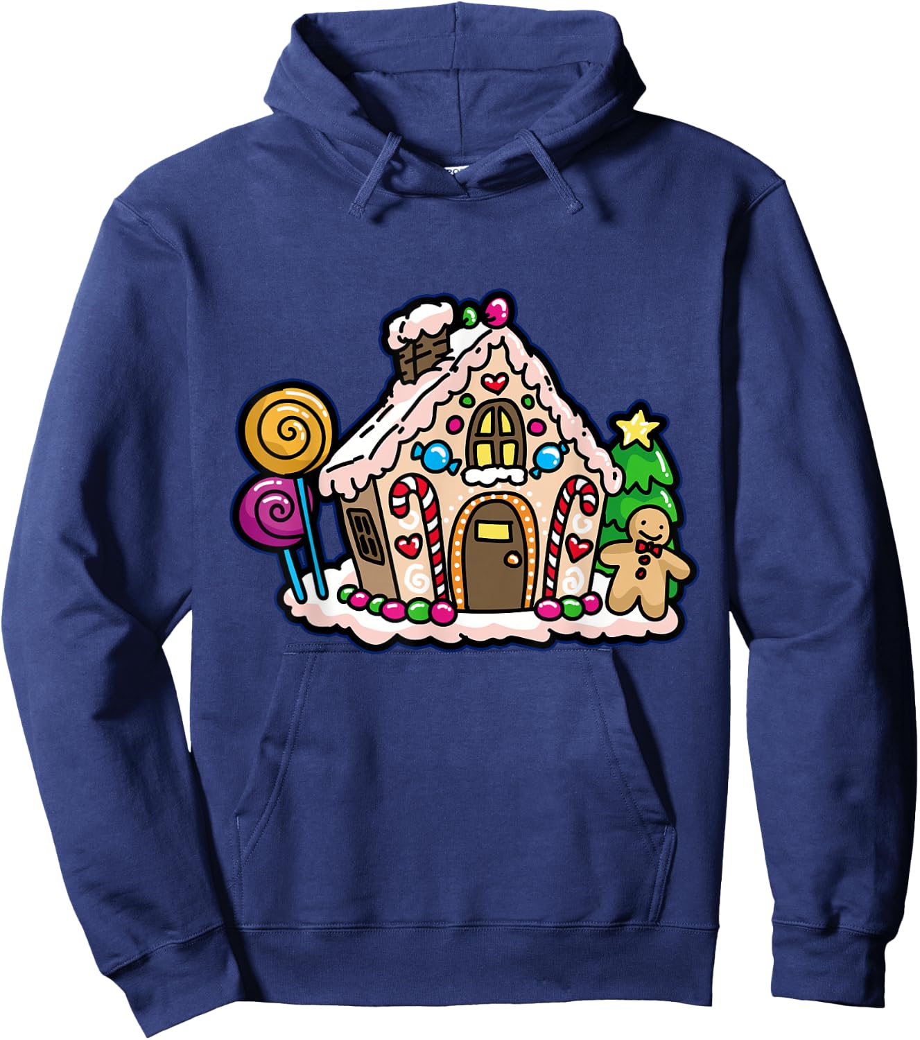 Gingerbread House Hoodie - Hoodie | Navy