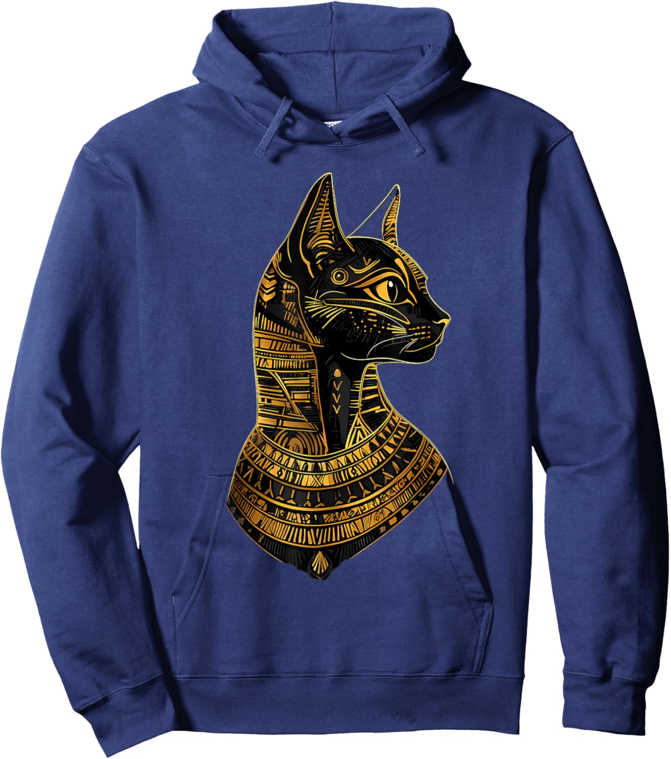Ancient Egypt Cat Bastet Egyptian God Egyptology Tutankhamun Hoodie - Hoodie | Navy