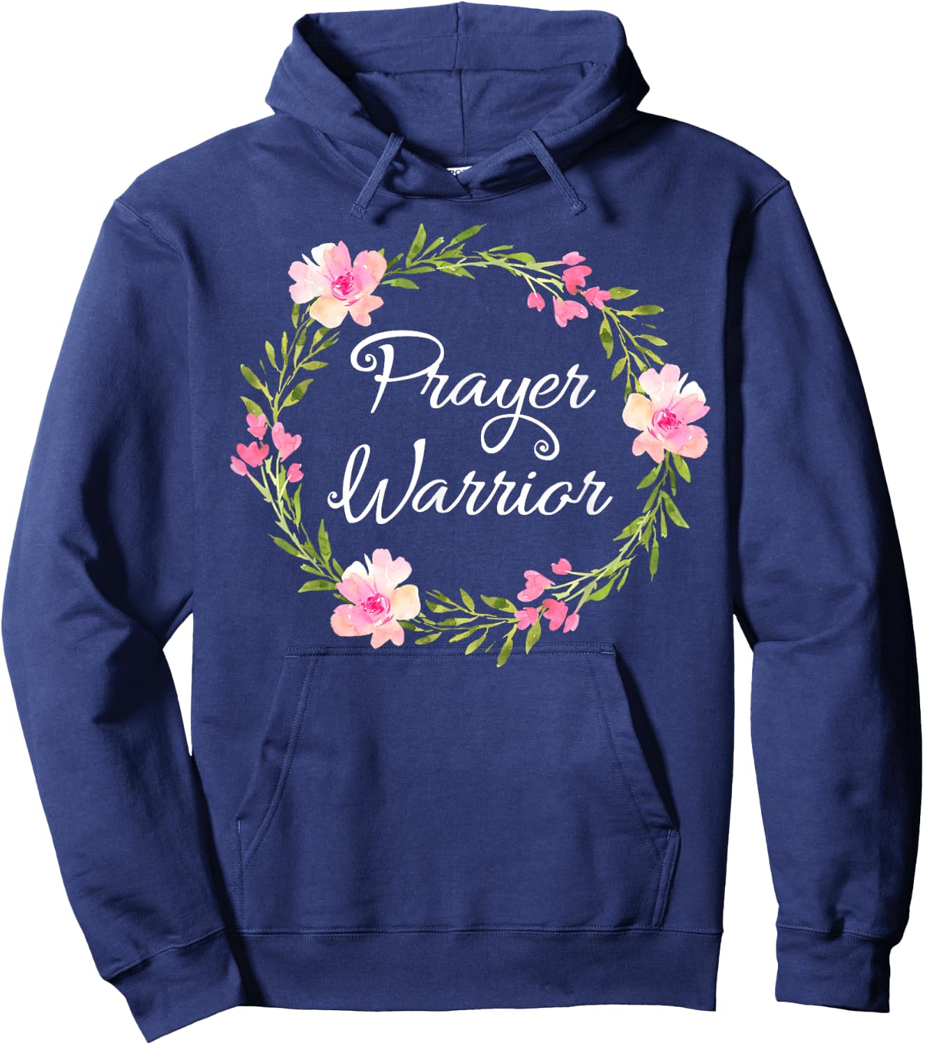 Inspirational, Prayer Warrior . Faith Sayings Hoodie - Hoodie | Navy