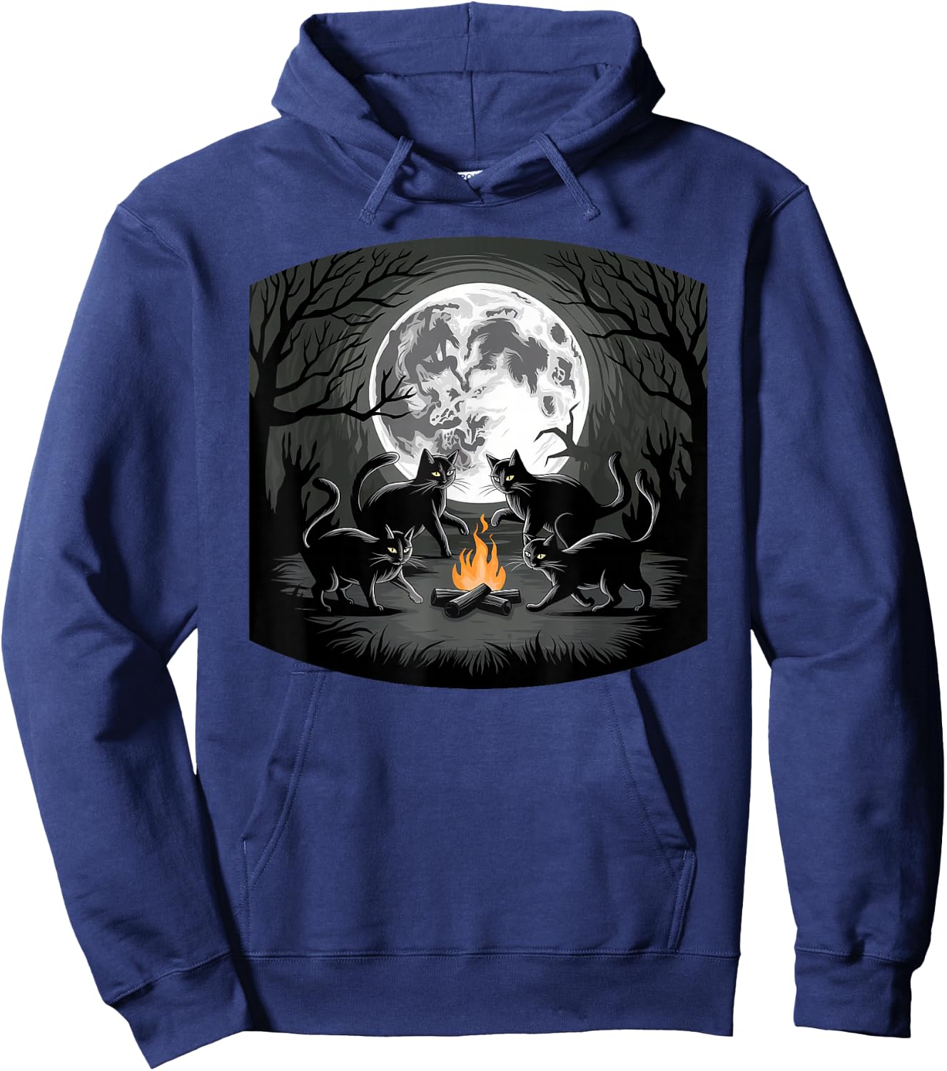 Cat Witchcraft Hoodie - Hoodie | Navy