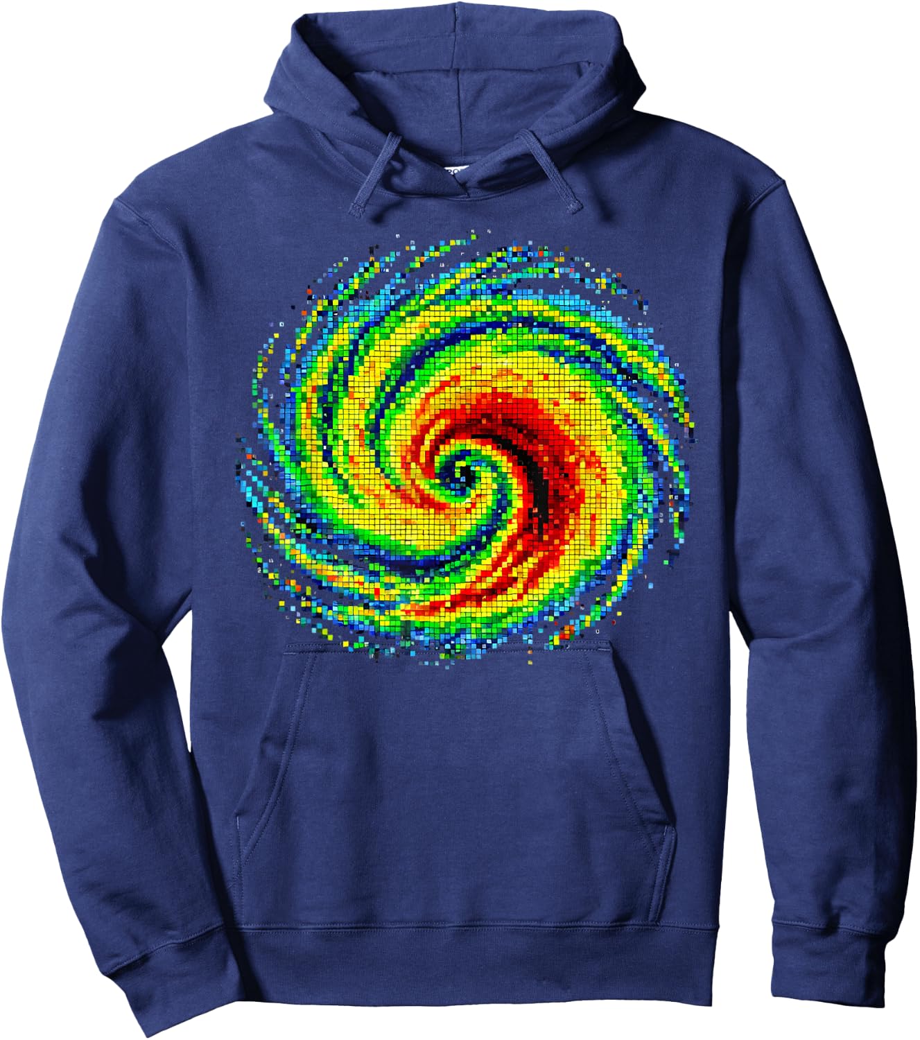 Weather Radar Image Clouds Meteorologist Storm Chaser Hoodie - Hoodie | Navy