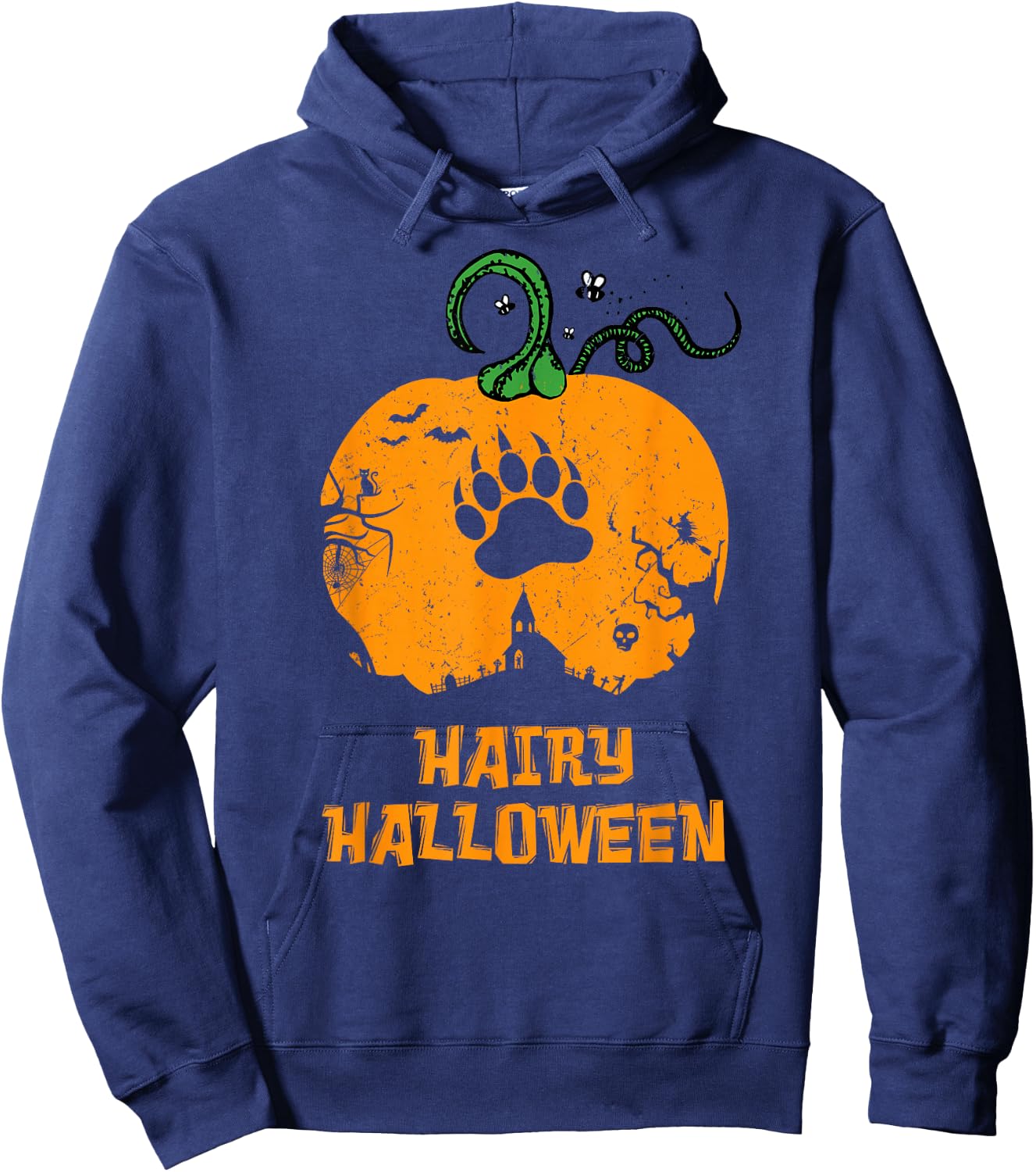 Gay Bear - Hairy Halloween Hoodie - Hoodie | Navy