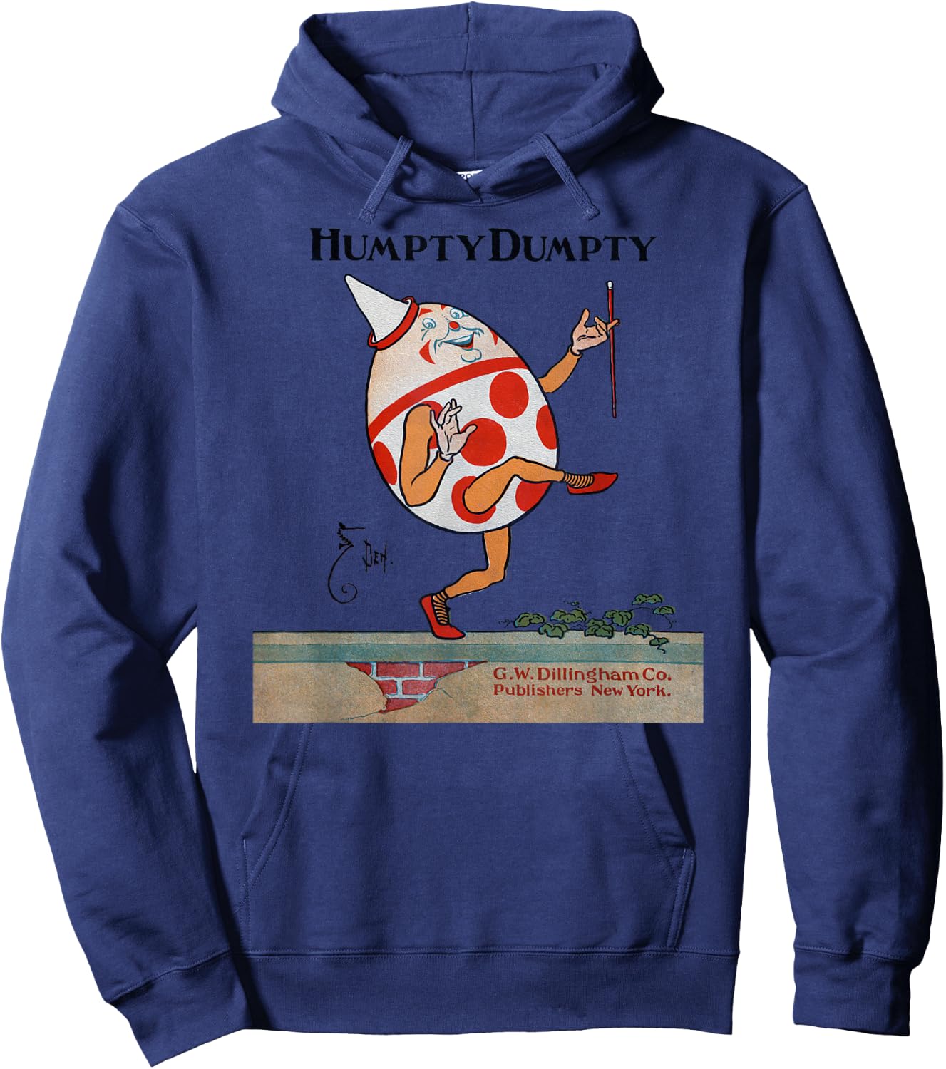 Vintage Humpty Dumpty -Classic Kids Book Hoodie - Hoodie | Navy