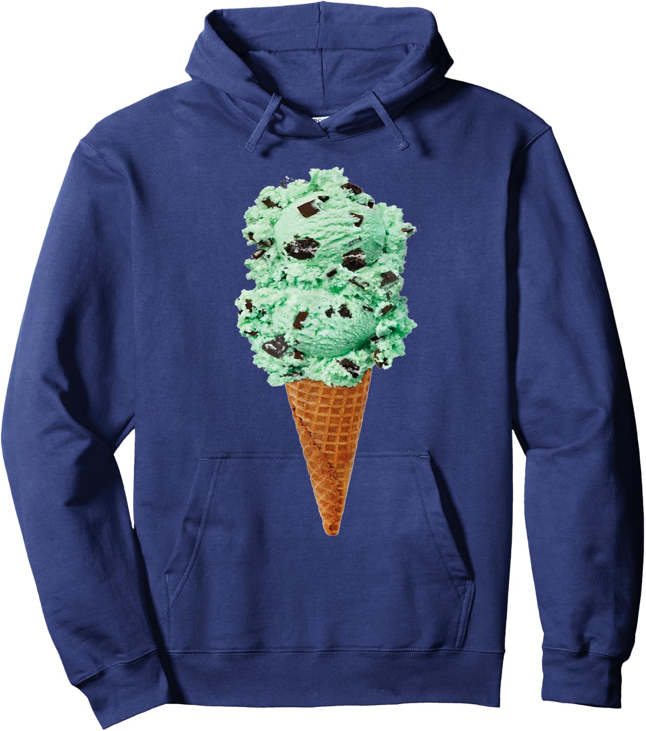 Ice Cream Cone Classic Fit T Shirt -- I Love Ice Cream Women Kids Hoodie - Hoodie | Navy