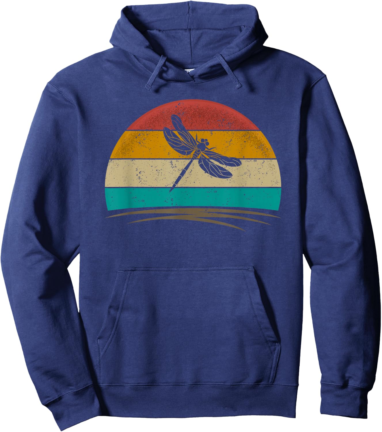 Dragonfly Shirt Retro Dragonfly Entomology Insect Lover Hoodie - Hoodie | Navy