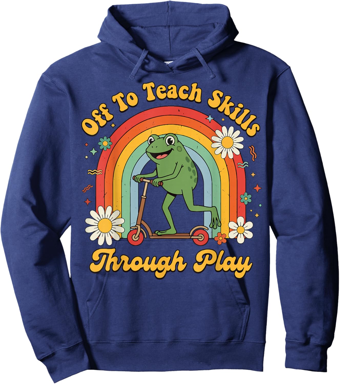 Off to Teach Skills Through Play Hoodie - Hoodie | Navy