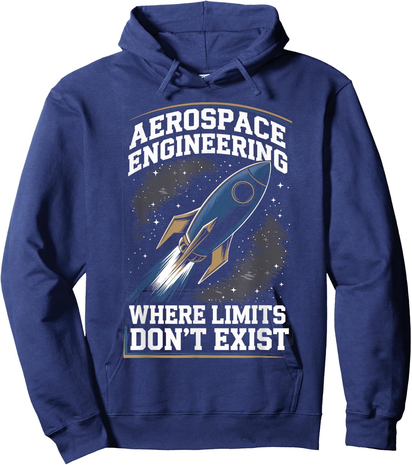 Aerospace Engineer Rocket Science Aerospace Technology Hoodie - Hoodie | Navy