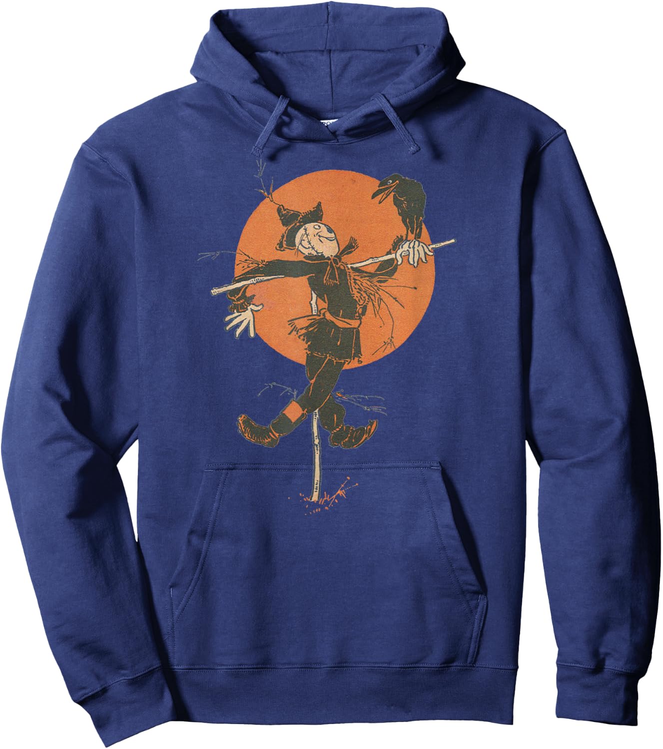 The Wizard of Oz T Shirt Art- Scarecrow Halloween Hoodie - Hoodie | Navy