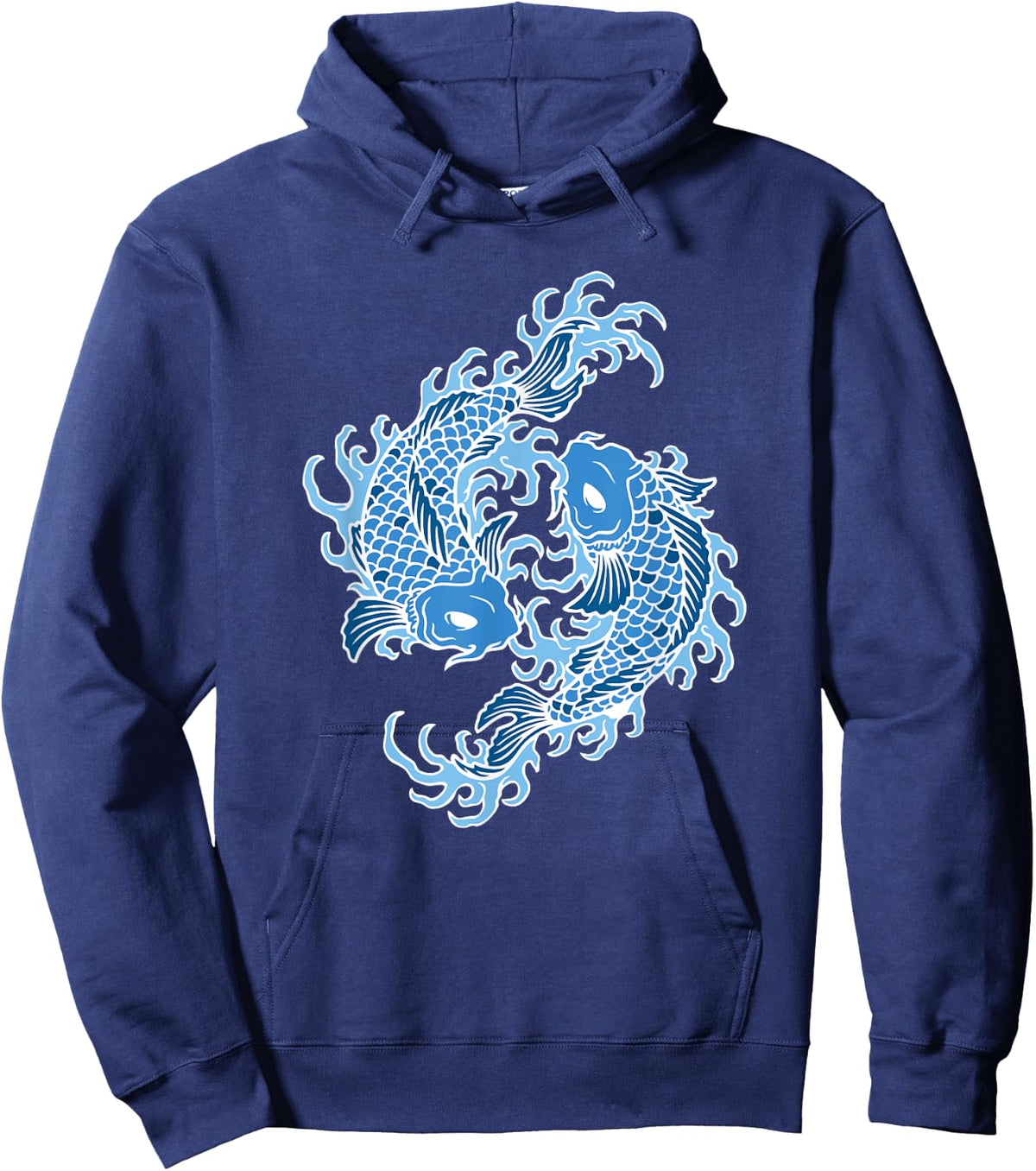 Coy Fish Design , Women & Kids Hoodie - Hoodie | Navy