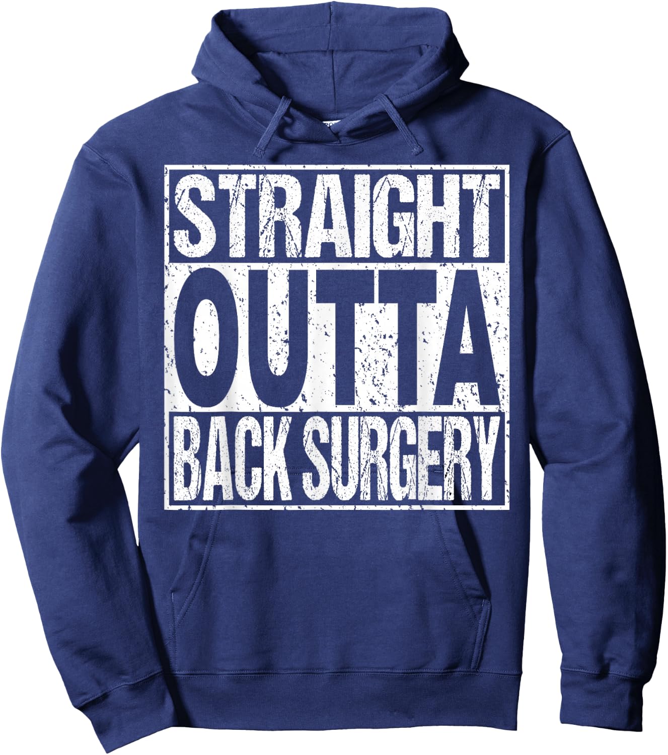 Back Surgery Lumbar Spinal Fusion Spine Recovery Gift Hoodie - Hoodie | Navy