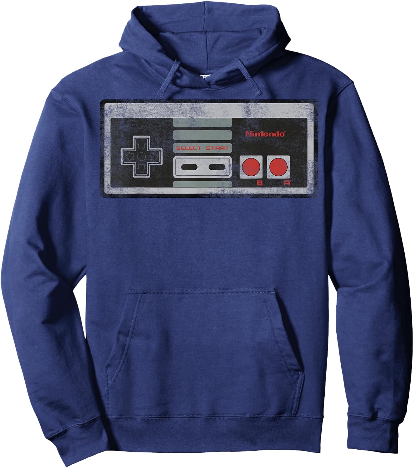 Nintendo NES Controller Retro Vintage Hoodie - Hoodie | Navy