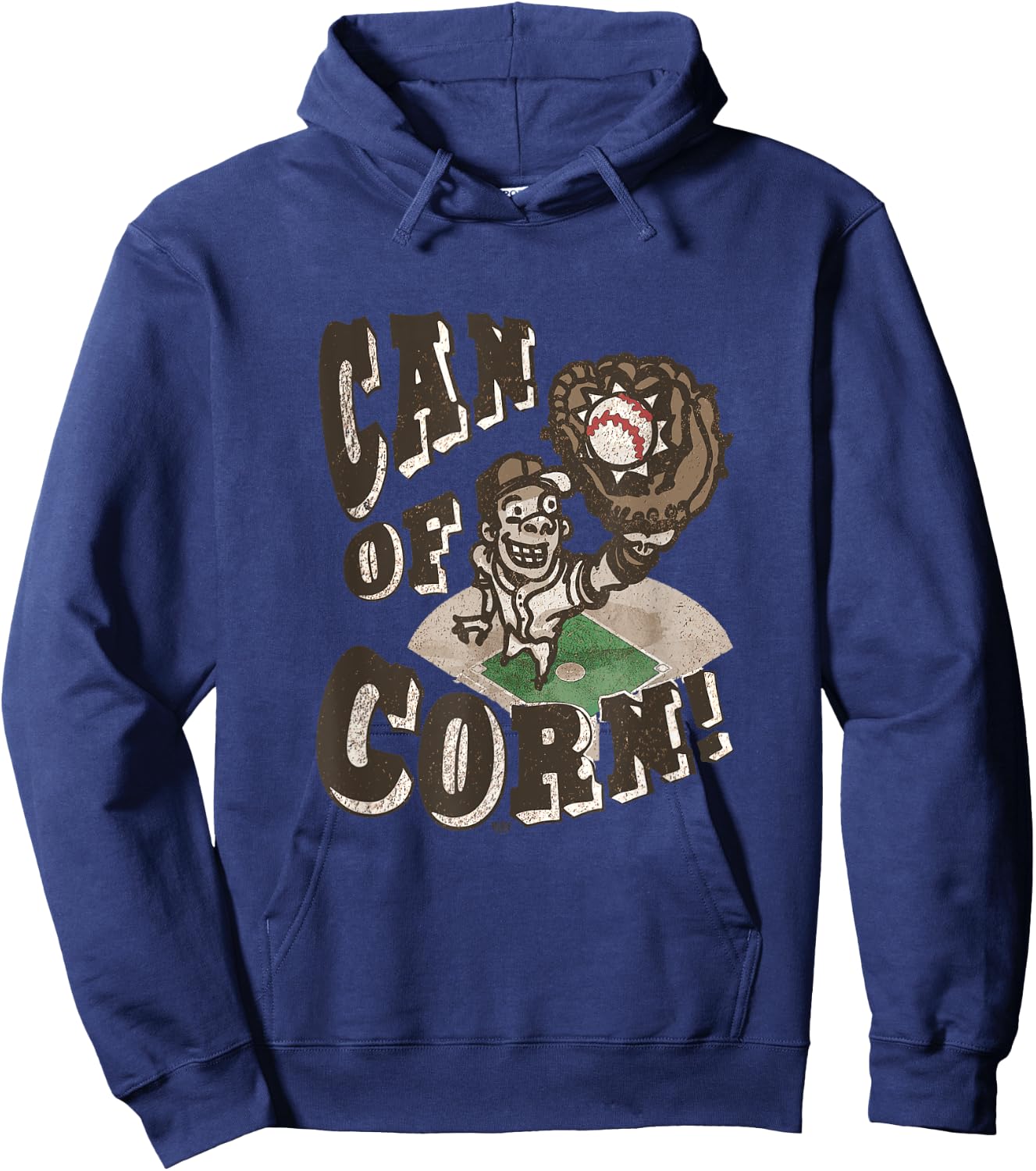 MudgeWare Can of Corn Baseball Hoodie - Hoodie | Navy