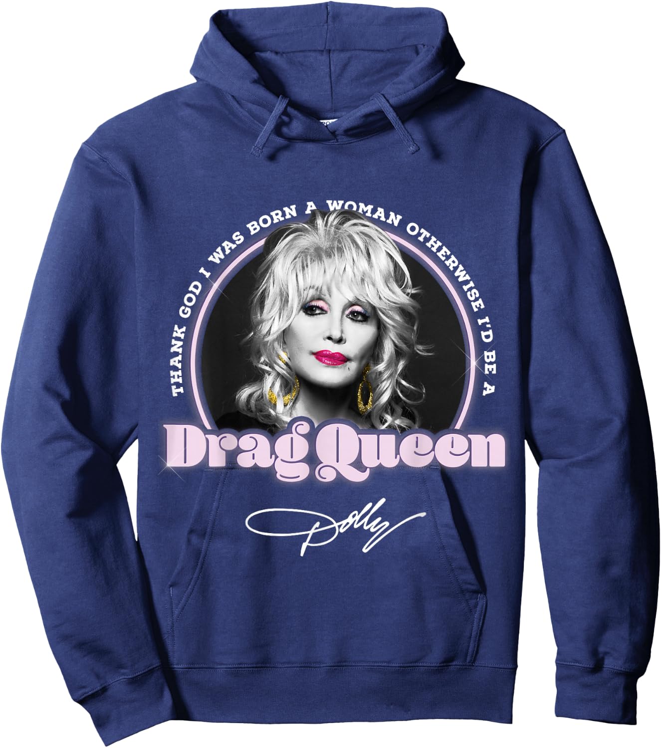 Dolly Parton Drag Queen Hoodie - Hoodie | Navy